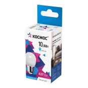 Лампа э/сб КОСМОС LED 10,5W/10W E27 4500К 840лм шар