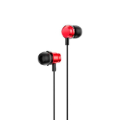 Наушники BOROFONE BM62, внутриканальные, с микрофоном, красные