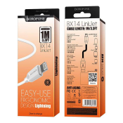 Кабель BOROFONE BX14 Lightning, 1,0м, белый