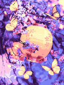 Кпн-064 Картина по номерам Lori 28,5х38 "Китайский фонарик"