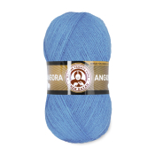 Angora (80% акрил + 10% меринос + 10% мохер) 100гр. 550м. №015 Светло синий