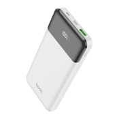 Пауэр банк HOCO J102  10000mAh, USB/Type-C, PD20W+QC3.0, дисплей, белый