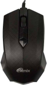 Мышь RITMIX ROM-202, USB, 1000dpi, чёрная