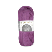 Шерсть для валяния (100% шерсть полутонкая) 50гр., №183 пурпур