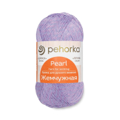 Жемчужная (50% хлопок + 50% вискоза) 100гр. 425м №346 т.сирень