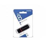 Флеш-карта SMARTBUY  8GB Crown, USB 2.0, черная