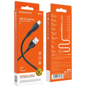 Кабель BOROFONE BX51 Type-C - Lightning, PD12W, 2,4A, 1,0м, чёрный