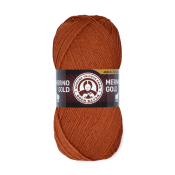 Merino Gold (49% шерсть меринос + 51% акрил) 100гр. 400м. №107 Терракот
