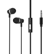 Наушники BOROFONE BM21, внутриканальные, с микрофоном, чёрные