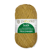 Носочная (50% шерсть + 50% акрил) 100гр. 200м №447 горчица