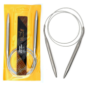 Спицы для вязания круговые на тросике Maxwell D=9,0мм, 120см, металл