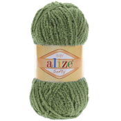 Softy (100% микрополиэстер) 50гр. 115м. №485 зелёная черепаха