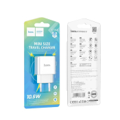 Адаптер HOCO C106A USB, 2,1А, 10.5W, белый