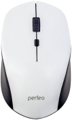Мышь PERFEO PF-A4771 Strong, беспроводная, USB, 2400dpi, 4 кнопки, белая