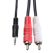 Кабель аудио 5BITES Jack3,5 - 2RCA, M-M, 1,5м (AC35J2R-015М)