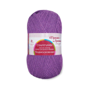 Подмосковная  (50% шерсть + 50% акрил) 100гр. 250м. №0183 пурпурный