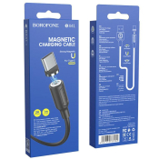 Кабель BOROFONE BX41 Type-C, 1,0м, магнитный, чёрный