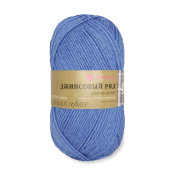 Джинсовый ряд (50% шерсть + 50% акрил) 100гр. 250м  №814 синий меланж