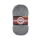 Deluxia (25% шерсть + 75% акрил) 100гр. 270м. №008 Угольно серый