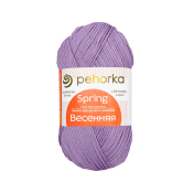 Весенняя (100% мерсеризованный хлопок) 100гр. 250м №178 светло-сиреневый