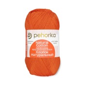 Хлопок натуральный (100% Хлопок) 100гр. 425м №284 оранжевый