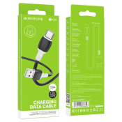 Кабель BOROFONE BX84 Type-C, 3,0A, 1,0м, черный