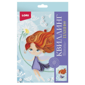 Квл-038 Квиллинг панно "Фея"