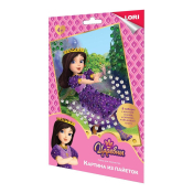 Апц-002 Картина из пайеток Царевны "Царевна Соня"