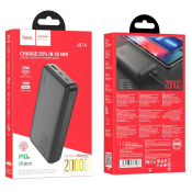 Пауэр банк HOCO J87A 20000mAh, USB/Micro/Type-C, чёрный