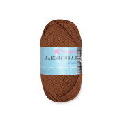 Лаконичная (50% хлопок+50% акрил) 100гр. 212м №416 св.коричневый