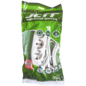 Сетевой удлинитель Jett 3 розетки, 16A,  3,0м, белый, с заземлением