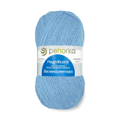 Великолепная (30% ангора + 70% высокообъёмный акрил) 100гр. 300м №005 голубой