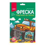 ПзФ-045 Фреска. Картина из песка "Монстр-трак"