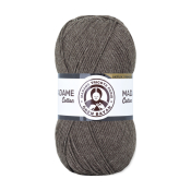 Madame Cotton (49% хлопок + 51% акрил) 100гр. 280м. №056 Серо-коричневый