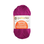 Весенняя (100% мерсеризованный хлопок) 100гр. 250м №087 тёмно-лиловый