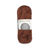 Шерсть для валяния (100% шерсть полутонкая) 50гр., №062 каштан