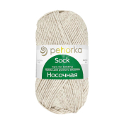 Носочная (50% шерсть + 50% акрил) 100гр. 200м №181 жемчуг