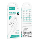 Кабель HOCO X120 Lightning, 1,0м, белый