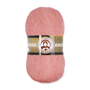 Angora (80% акрил + 10% меринос + 10% мохер) 100гр. 550м. №121 Розовый тюльпан