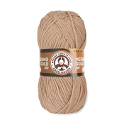 Merino Gold 200 (49% шерсть меринос + 51% акрил) 100гр. 200м. №079 Кофе с молоком