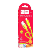 Кабель HOCO X98 MicroUSB, 1,0м, 2,4A, силикон, золото