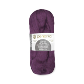 Шерсть для валяния (100% шерсть полутонкая) 50гр., №191 ежевика