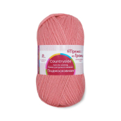 Подмосковная  (50% шерсть + 50% акрил) 100гр. 250м. №0378 герань