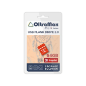 Флеш-карта OLTRAMAX 64GB 50, Mini, USB 2.0, оранжевая