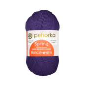 Весенняя (100% мерсеризованный хлопок) 100гр. 250м №078 фиолетовый