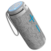 Колонка портативная Bluetooth BOROFONE BR24, 10W, BT V5.3, подсветка, серая