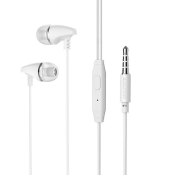 Наушники BOROFONE BM25, внутриканальные, с микрофоном, белые