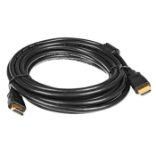Кабель аудио-видео 5BITES HDMI - HDMI, M-M, v1.4b,  1,0м, позолоченный, (АРС-014-010)