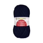 Осенняя (25% шерсть + 75% пан) 200гр. 150м №004 т.синий