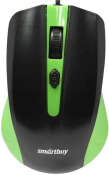 Мышь SMARTBUY SBM-352-GK, USB, 1600dpi, 4 кнопки, черно-зелёная